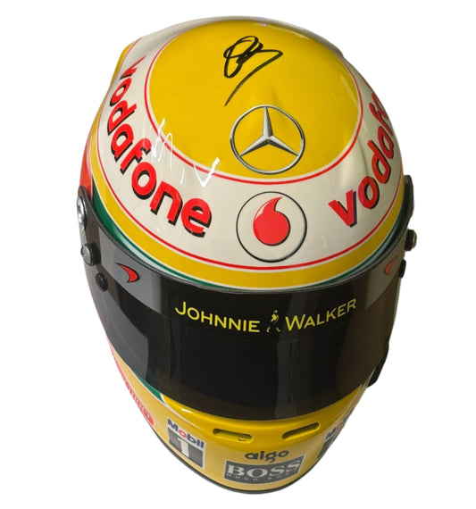 Lewis Hamilton Signed 2011 McLaren F1 (Formula One) 1/2 Scale Helmet RARE + Dealer COA