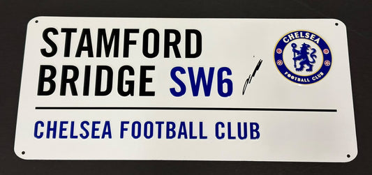 John Terry Signed Stamford Bridge SW6 - Chelsea FC Football Street Sign + Cert