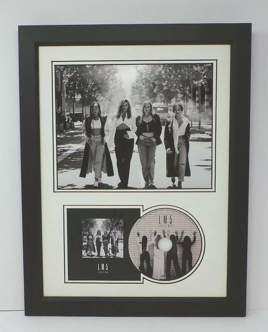 Little Mix British Girl Group Signed & Framed 'LM5' CD Display with COA