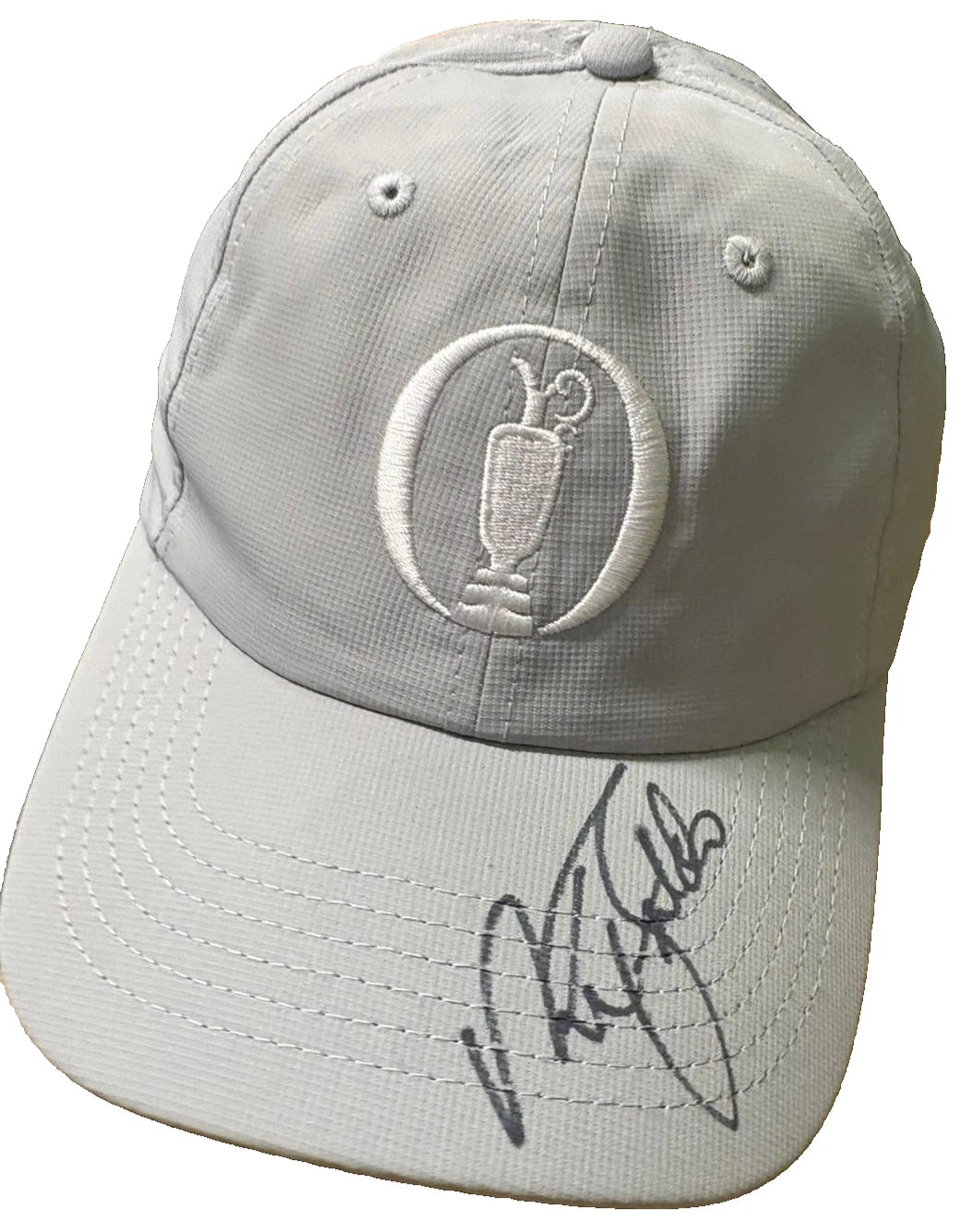 Sir Nick Faldo Golf Legend & Three-Time Open Champion Signed Grey Cap + Cert