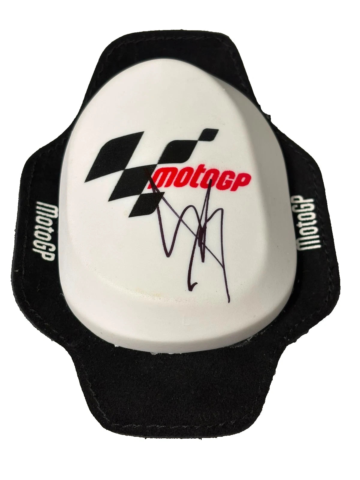 Marc Marquez #93 9x MotoGP World Champion Signed White Knee Slider + Dealer COA