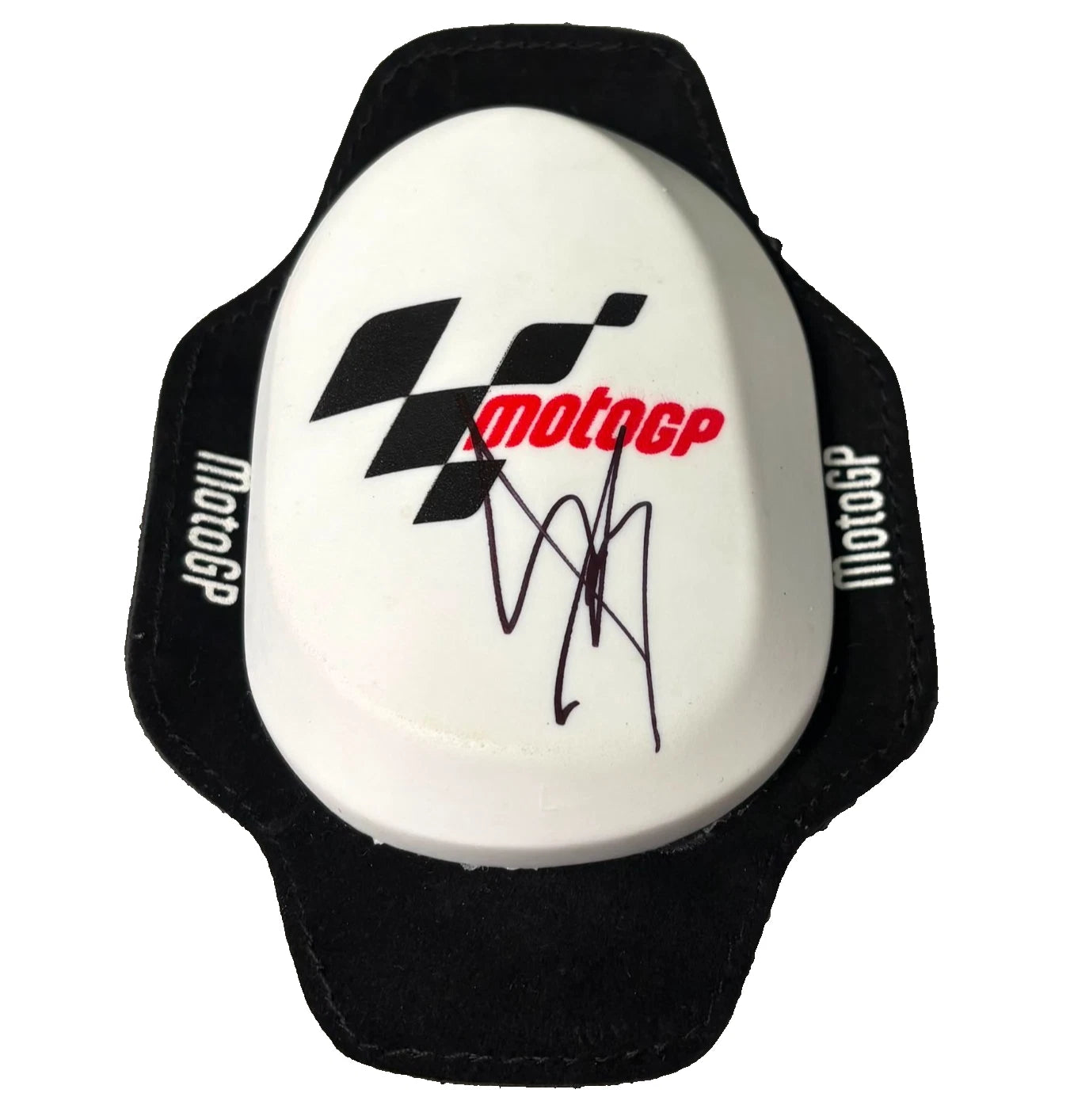 Marc Marquez #93 9x MotoGP World Champion Signed White Knee Slider + Dealer COA