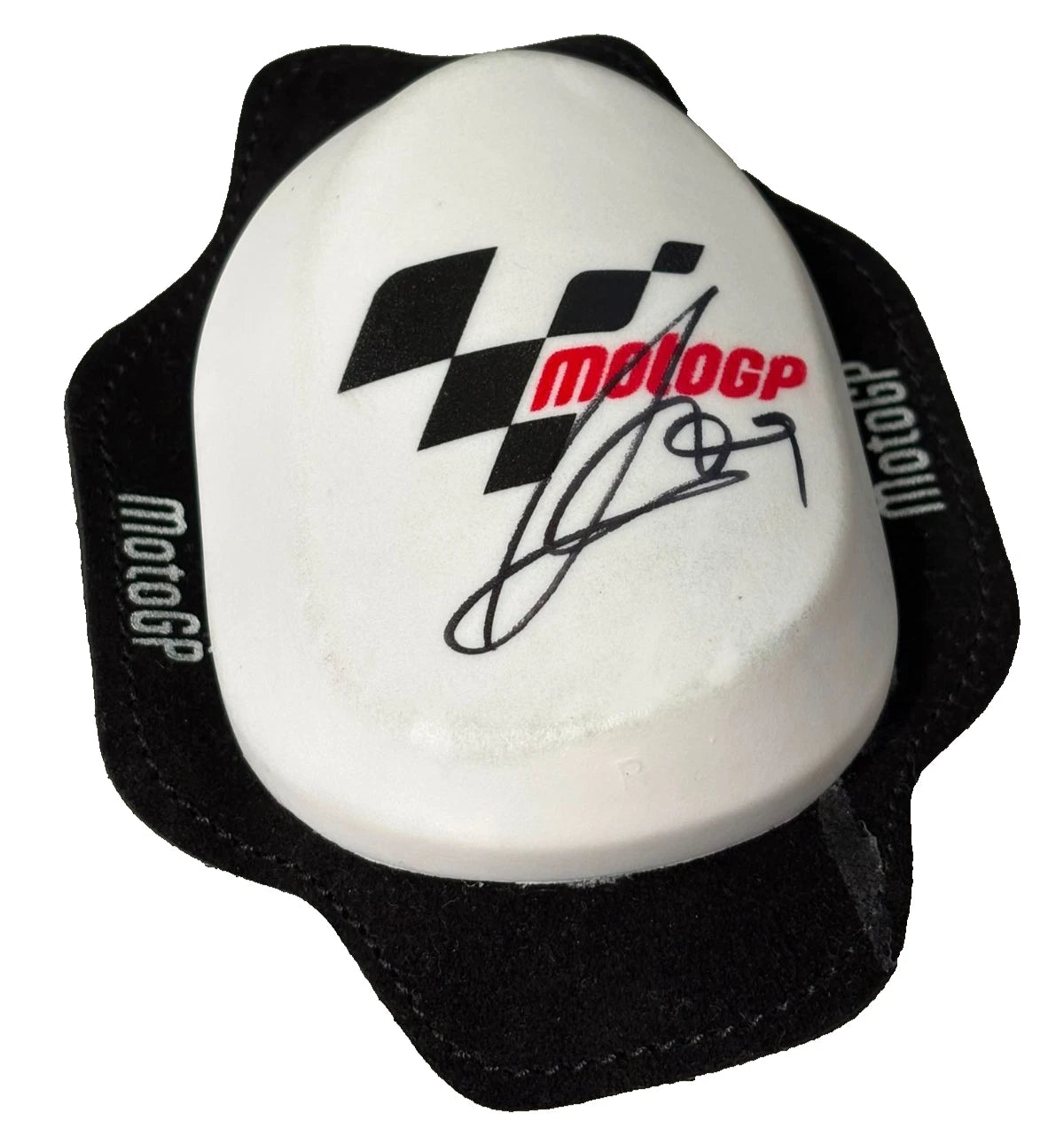 Jorge Martin #89 Aprilia Racing MotoGP Rider Signed White Knee Slider + Cert