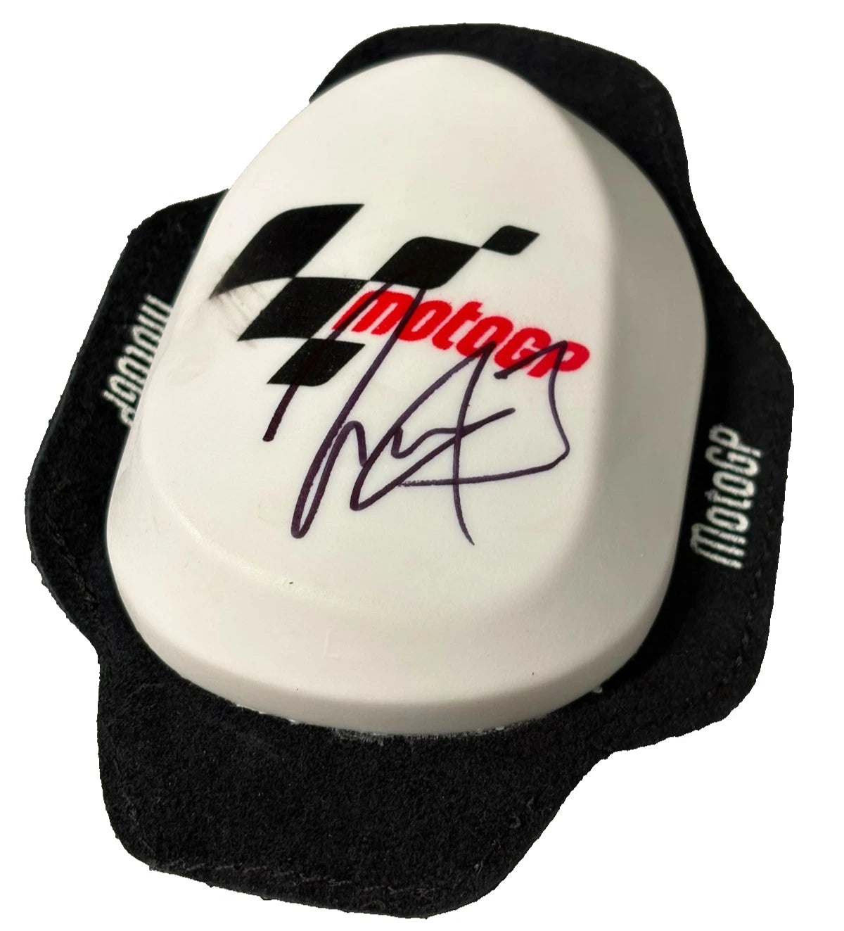 Jack Miller #43 Prima Pramac MotoGP Rider Signed White Knee Slider + Dealer COA