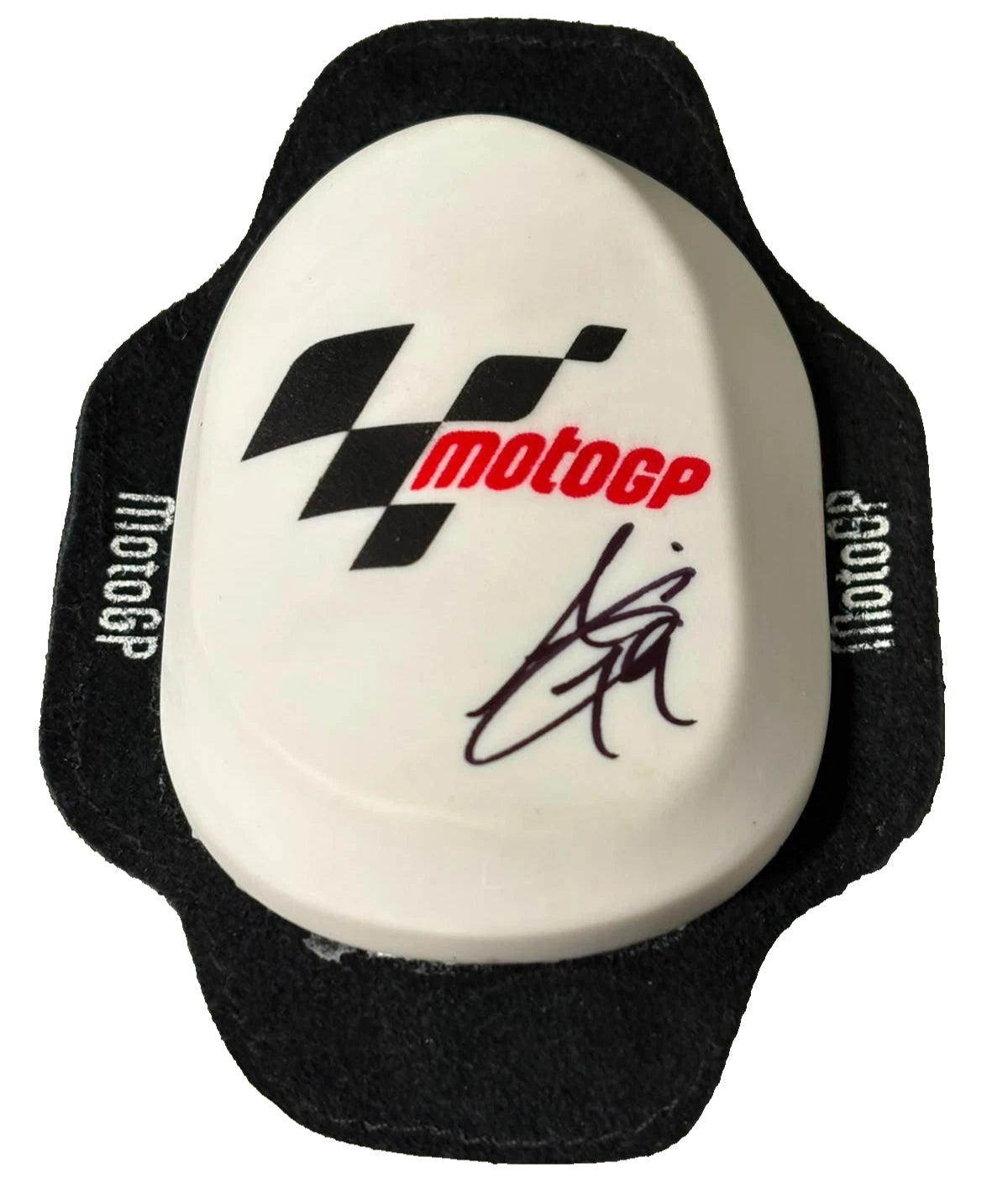 Ai Ogura #79 Trackhouse MotoGP Rider 2026 Signed White Knee Slider + Dealer COA