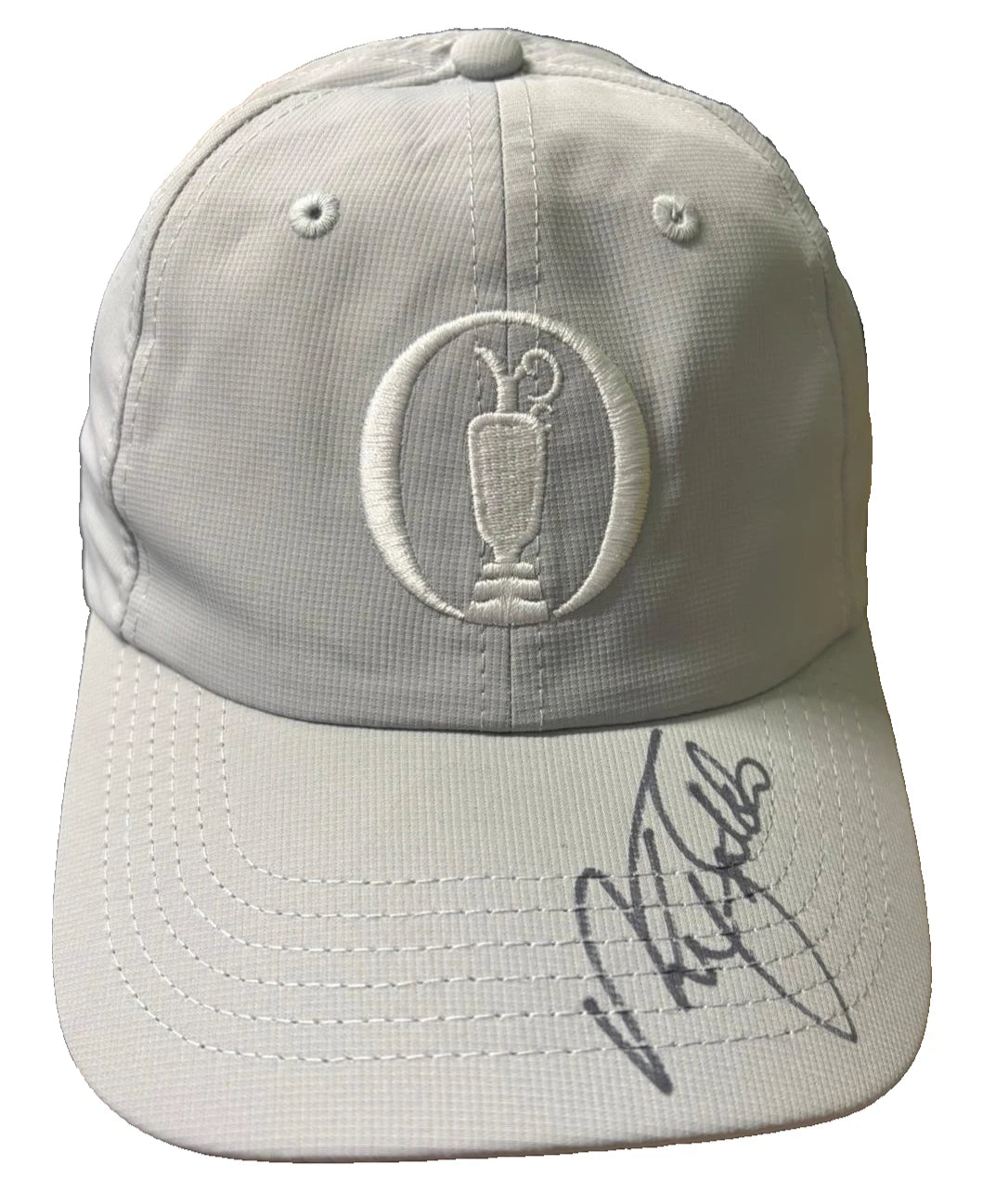 Sir Nick Faldo Golf Legend & Three-Time Open Champion Signed Grey Cap + Cert