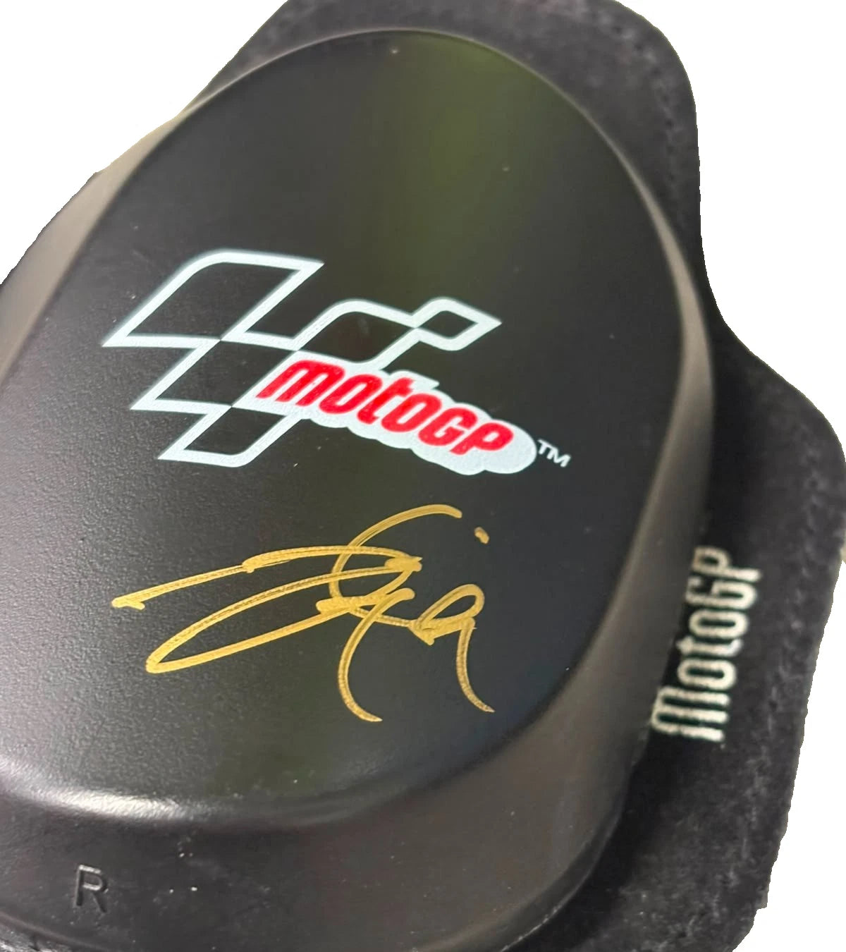 Ai Ogura #79 Trackhouse MotoGP Rider 2026 Signed Black Knee Slider + Dealer COA