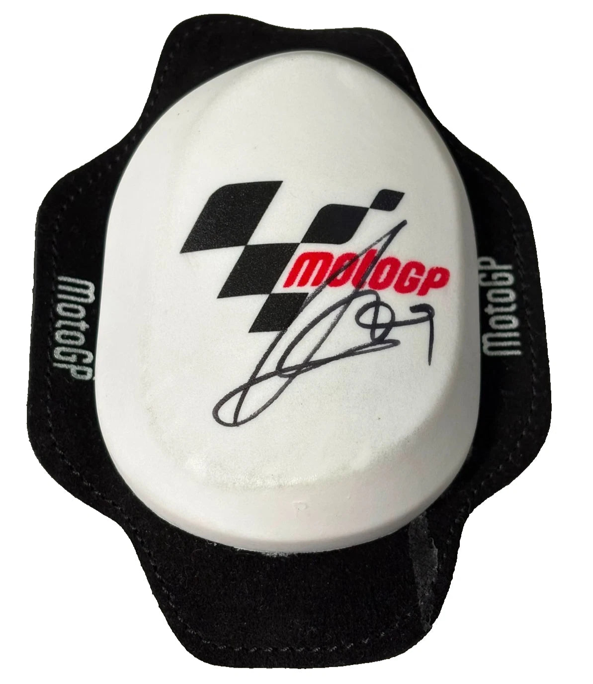 Jorge Martin #89 Aprilia Racing MotoGP Rider Signed White Knee Slider + Cert