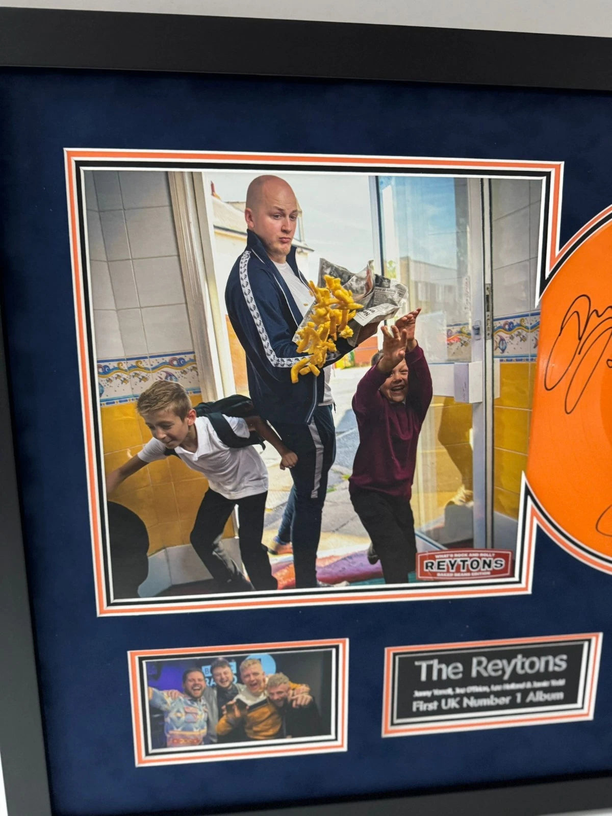 The Reytons Signed & Framed Album What's Rock and Roll? Baked Beans Ltd Ed + COA