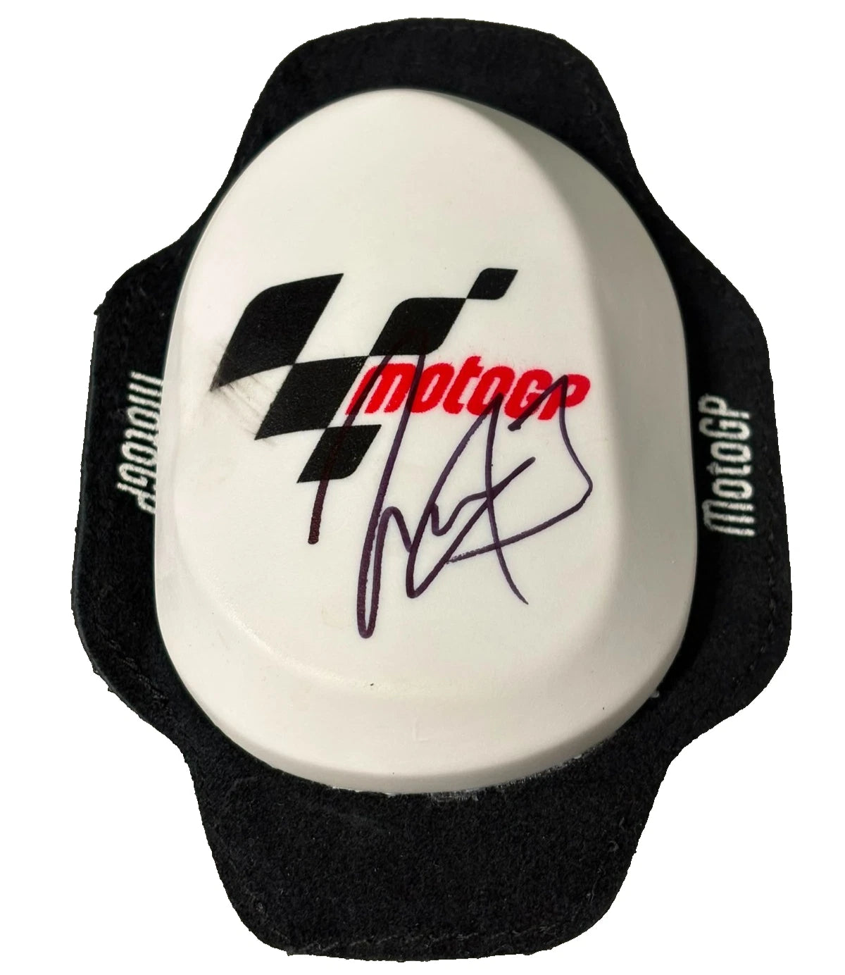 Jack Miller #43 Prima Pramac MotoGP Rider Signed White Knee Slider + Dealer COA