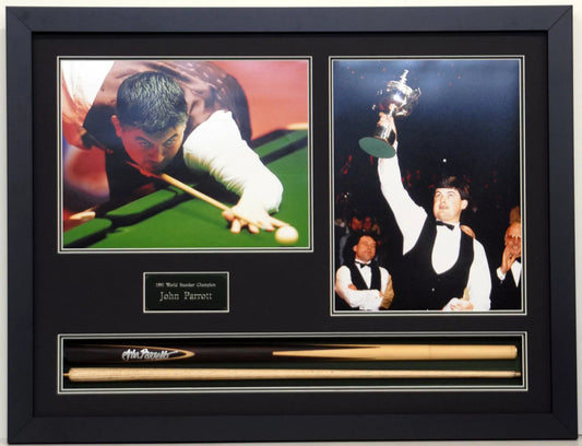 Empty Frame Display for Signed Snooker Cue + Photo Display (DIY Frame Kit)
